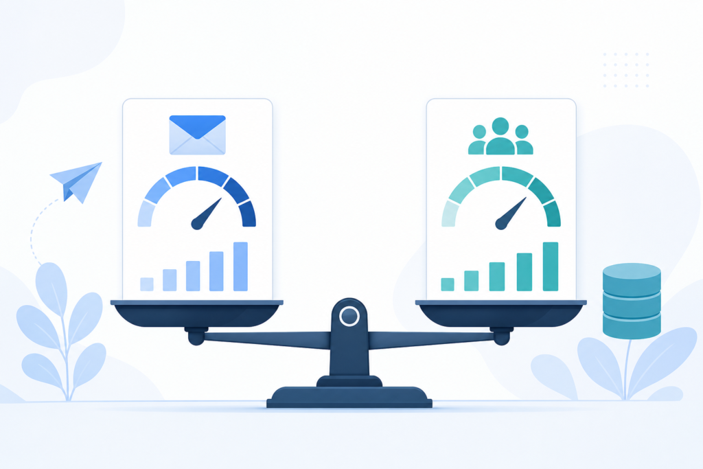 email marketing sends vs contacts pricing illustrated guide